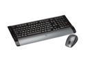 Logitech S 510 Silver/Black 104 Normal Keys 14 Function Keys RF Wireless Slim Cordless Desktop