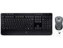 Logitech MK520 2.4 GHz Wireless Keyboard and Mouse Combo - Black