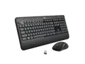 Logitech MK540 Wireless Keyboard Mouse Combo - USB Wireless RF Keyboard - Black - USB Wireless RF Mouse - Optical - 1000 dpi - 3 Button - Scroll Wheel - QWERTY - Black