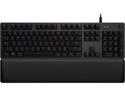 Logitech G513 Lightsync RGB Mechanical Gaming Keyboard - Cable Connectivity - USB 2.0 Type A Interface - English - Windows - Mechanical Keyswitch - Carbon