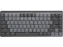 Logitech MX Mechanical Mini Wireless Illuminated Keyboard, Clicky Switches, Backlit, Bluetooth, USB-C, macOS, Windows, Linux, iOS, Android, Graphite
