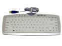 ZIPPY EL- 610 Silver & White 88 Normal Keys 3 Function Keys USB Mini Electron luminescent Keyboard