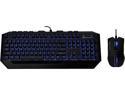 CM Storm Devastator - LED Gaming Keyboard and Mouse Combo Bundle (Blue Edition)