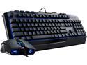 Devastator II LED Gaming Keyboard and Mouse Combo Bundle with Blue LED Edition by Cooler Master
