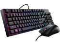MasterKeys Lite L Combo RGB Keyboard and Mouse, Mem-chanical Switches, Zoned Brilliant RGB Lighting, Precision Optical Sensor with On-the-fly DPI Settings by Cooler Master