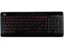 Adesso AKB-120EB SlimTouch 3 RGB colors illuminated compact size USB keyboard with multimedia hot keys, 2X large print keycap