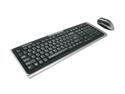 IOGEAR GKM551R Black 105 Normal Keys 4 Function Keys 2.4GHz Wireless Slim Media Center Desktop