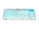 Sunbeam EL-KB-05-AC Transparency 104 Normal Keys 15 Function Keys PS/2 Wired Slim Illuminated Keyboard