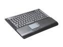 SIIG JK-WR0312-S1 Black Wireless Multi-Touchpad Mini Keyboard