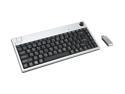 ione KBP20 Silver & Black 87 Normal Keys RF Wireless Ultra slim size design Keyboard