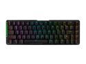 ASUS ROG Falchion Wireless 65% Mechanical Gaming Keyboard (68 Keys, Aura Sync RGB, Extended Battery Life, Interactive Touch Panel, PBT Keycaps, Cherry MX Switches, Keyboard Cover Case)