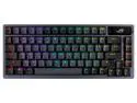 ASUS ROG Azoth 75 Wireless DIY Custom Gaming Keyboard, OLED display, Gasket-Mount, Three-Layer Dampening, Hot-Swappable Pre-lubed ROG NX Red Switches & Keyboard Stabilizers, PBT Keycaps, RGB-Black