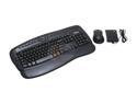 Rosewill RKM810BLK Black 104 Normal Keys 20 Function Keys RF Wireless Standard Keyboard & Mouse