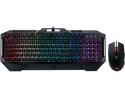 Rosewill FUSION C40 Gaming Keyboard and Mouse Combo, Mem-chanical Switches, 7 RGB LED Backlight Effects, 26-Key Anti-Ghosting, 6 Multimedia Keys, On-The-Fly Mouse 4000 DPI, Precision Optical Sensor