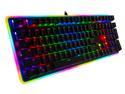 Rosewill NEON K81 RGB Wired Mechanical Gaming Keyboard, Kailh Blue Switches, 22 RGB LED Backlight Effects, 108 Keys, NKRO, Vivid Customizable Rim Backlights, Macro Hotkeys