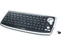 inland 2.4G wireless keyboard with trackball 70142 Black 78 Normal Keys 15 Function Keys USB RF Wireless Mini Keyboard