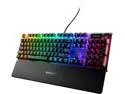 SteelSeries Apex 7 Mechanical Gaming Keyboard - OLED Smart Display - USB Passthrough and Media Controls - Linear and Quiet - RGB Backlit