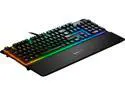SteelSeries Apex 3 RGB Gaming Keyboard – 10-Zone RGB Illumination – IP32 Water Resistant – Premium Magnetic Wrist Rest (Whisper Quiet Gaming Switch)