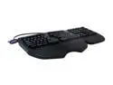 AVS Gear EZ-9520BK Black 108 Normal Keys PS/2 Ergonomic Keyboard