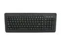 AVS Gear W9868BL Black USB Wired Slim Keyboard with Blue LED Light