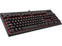 Corsair Gaming STRAFE MX Silent Mechanical Keyboard, Backlit Red LED, Cherry MX Silent