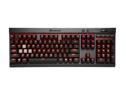 Corsair Gaming K70 LUX Mechanical Keyboard Backlit Red LED Cherry MX Red (CH-9101020-NA)