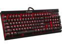 Corsair Certified CH-9101022-NA Gaming K70 LUX Mechanical Keyboard, Backlit Red LED, Cherry MX Brown, NA