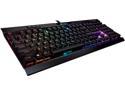 Corsair K70 RGB MK.2 Low Profile RAPIDFIRE Mechanical Gaming Keyboard, Backlit RGB LED, Cherry MX Low Profile Speed