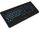 AZIO KB506U Large Print 5-Color Backlit Wired Keyboard