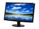 Acer S201HLbd Black 20" 5ms  LED-Backlight LCD monitor 250 cd/m2 ACM 12,000,000:1 (1000:1)