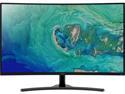 Acer ED322QR Pbmiipx 32" (Actual size 31.5") Full HD 1920 x 1080 144Hz 2xHDMI DisplayPort Built-in Speakers AMD FreeSync Backlit LED Curved Gaming Monitor