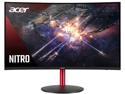 Acer Nitro XZ322Q Pbmiiphx 32" (31.5" Viewable) FULL HD 165Hz 1ms FreeSync HDMI DP Build-in-Speaker HDR400 Curved Gaming Monitor w/ Height Adjustable