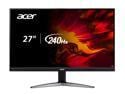 Acer Nitro KG271U 27inch 2560x1440 240Hz Refresh rate 0.5ms response time AMD FreeSync Premium Acer HDR350 Gaming Monitor, HDMIx2, DisplayPort, Speaker