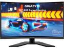 GIGABYTE G32QC A 32" (31.5" Viewable) QHD 2560 x 1440 (2K) 1ms (MPRT) 165 Hz HDMI, DisplayPort, USB, Audio FreeSync Premium (AMD Adaptive Sync) Curved Gaming Monitor