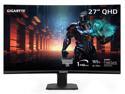 GIGABYTE - GS27QC - 27" VA Curved Gaming Monitor - QHD 2560x1440 - 165Hz/OC 170Hz - 1ms MPRT - AMD FreeSync Premium - HDMI, DP - Black