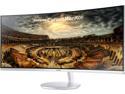 Samsung C34F791 34" Silver Curved FreeSync Gaming Monitor 3440 x 1440, 21:9 UltraWide, 100 Hz Refresh Rate, 1500R Curvature, Tilt/Height Adjustable, HDMI x 2, DP, USB 3.0