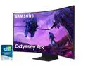 SAMSUNG Odyssey LS55BG970NNXGO 55" Ark 4K UHD 165Hz 1ms Quantum Mini-LED Curved Gaming Monitor w/Cockpit Mode, Sound Dome Technology, Multi View, HDR10