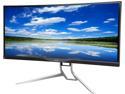 Acer XR341CK bmijpphz Black 34", 21:9 WQHD Curved , 3440 x 1440 LED IPS Monitor, Adaptive-Sync( Free-Sync) with DTS Sound Speakers, USB 3.0, HDMI, MHL, Display Port