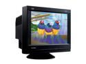 ViewSonic G220fb Black 21" CRT Monitor 0.21mm horizontal, 0.25mm diagonal Dot Pitch 15-pin mini D-sub