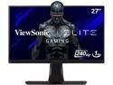 ViewSonic ELITE XG270 27 Inch 1080p 1ms 240Hz IPS G-SYNC Compatible Gaming Monitor with Elite Design Enhancements and Advanced Ergonomics for Esports