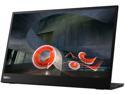 Lenovo ThinkVision M14 14" Full HD 1920x1080 IPS Monitor - 300 Nit 6ms 2xUSB Type-C Ports Widescreen Backlit LED LCD Mobile Portable Display Raven Black