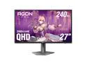 AOC 27" 240 Hz OLED QHD Gaming Monitor sRGB (CIE1931): 147.7%, DCI-P3 (CIE1976): 110.2% AGON PRO AG276QZD2
