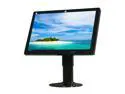 HP Compaq L240w Black 24" 5ms  Height & Pivot Adjustable Widescreen LCD Monitor 300 cd/m2 DC 20000:1 (1000:1)