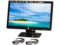 HP 2311gt Black 23" 5ms HDMI  Widescreen LED 3D Monitor 250 cd/m2 DC 3,000,000:1 with 3D glasses
