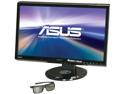 ASUS VG Series VG23AH Black 23" 5ms HDMI Widescreen 3D LED Monitor 250 cd/m2 ASCR 80,000,000:1, IPS Panel, Height & Swivel Adjustable with Speaker and 3D Glasses