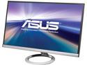 ASUS Designo MX279H Silver & Black 27" Frameless Widescreen Monitor FHD (1920x1080) AH-IPS 5ms (GTG) Built-in Audio by Bang & Olufsen ICEpower® 2 x HDMI D-Sub 3.5mm Earphone Jack  250 cd/m2 ASCR 80,000,000:1