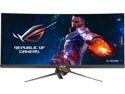 ASUS ROG Swift PG348Q 34" Ultra WQHD 3440 x 1440 100Hz Curved IPS G-Sync Asus Eye Care with Ultra Low-Blue Light & Flicker-Free Gaming Monitor with Speakers Tilt Swift Height-Adjustable VESA Mount