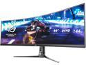 ASUS ROG Strix XG49VQ 49" Super Ultra-Wide HDR Curved Gaming Monitor - 32:9 (3840 x 1080), 144Hz, FreeSync 2, DisplayHDR 400, Eye Care with DP HDMI