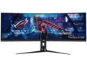 ASUS ROG Strix XG43VQ 43" 3840 x 1200 1ms MPRT 120 Hz HDMI, DisplayPort Built-in Speakers 1800R Curved Gaming Monitor with FreeSync 2 HDR, DisplayHDR 400, DCI-P3 90%, Shadow Boost