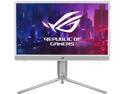 ASUS ROG Strix 15.6" 1080P Portable Gaming Monitor (XG16AHP-W) - White, Full HD, 144Hz, IPS, G-SYNC Compatible, Built-in Battery, Kickstand, USB-C Power Delivery, Micro HDMI, ROG Tripod, For Console